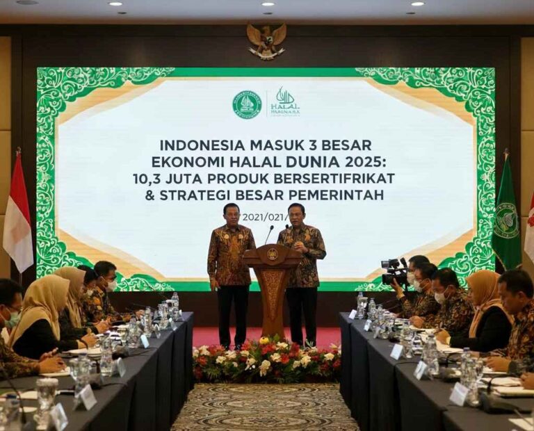 Indonesia Masuk 3 Besar Ekonomi Halal Dunia 2025 10,3 Juta Produk Bersertifikat & Strategi Besar Pemerintah